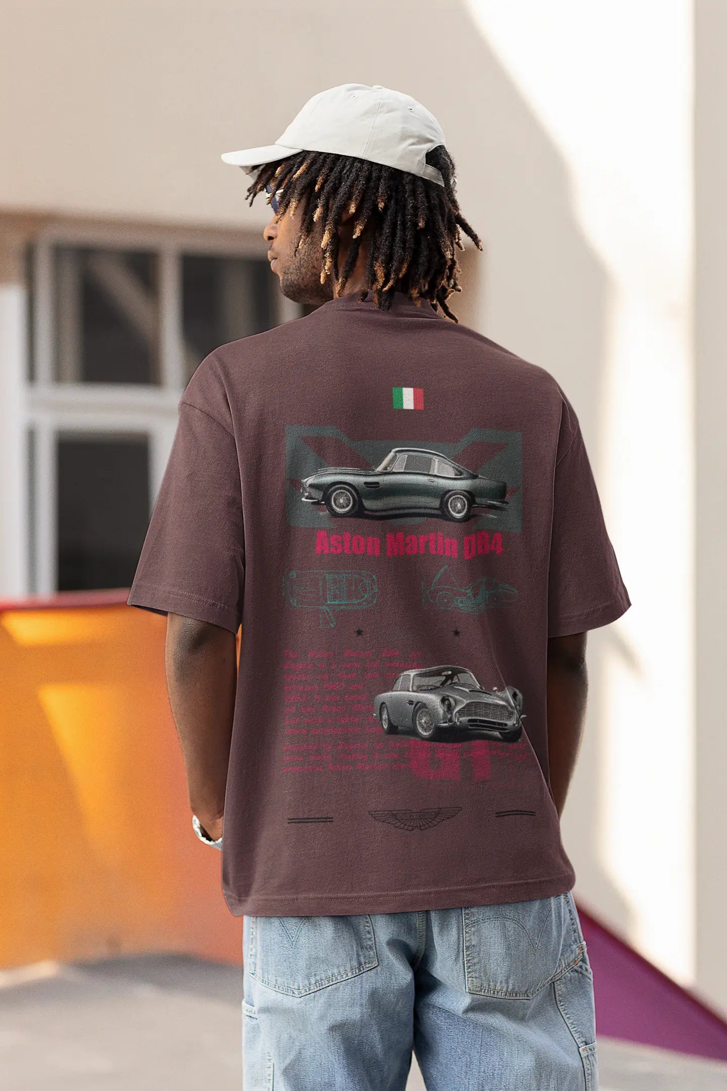 Aston Martin DB4 Classic Car T-Shirt – Vintage British Sports Car Graphic Tee