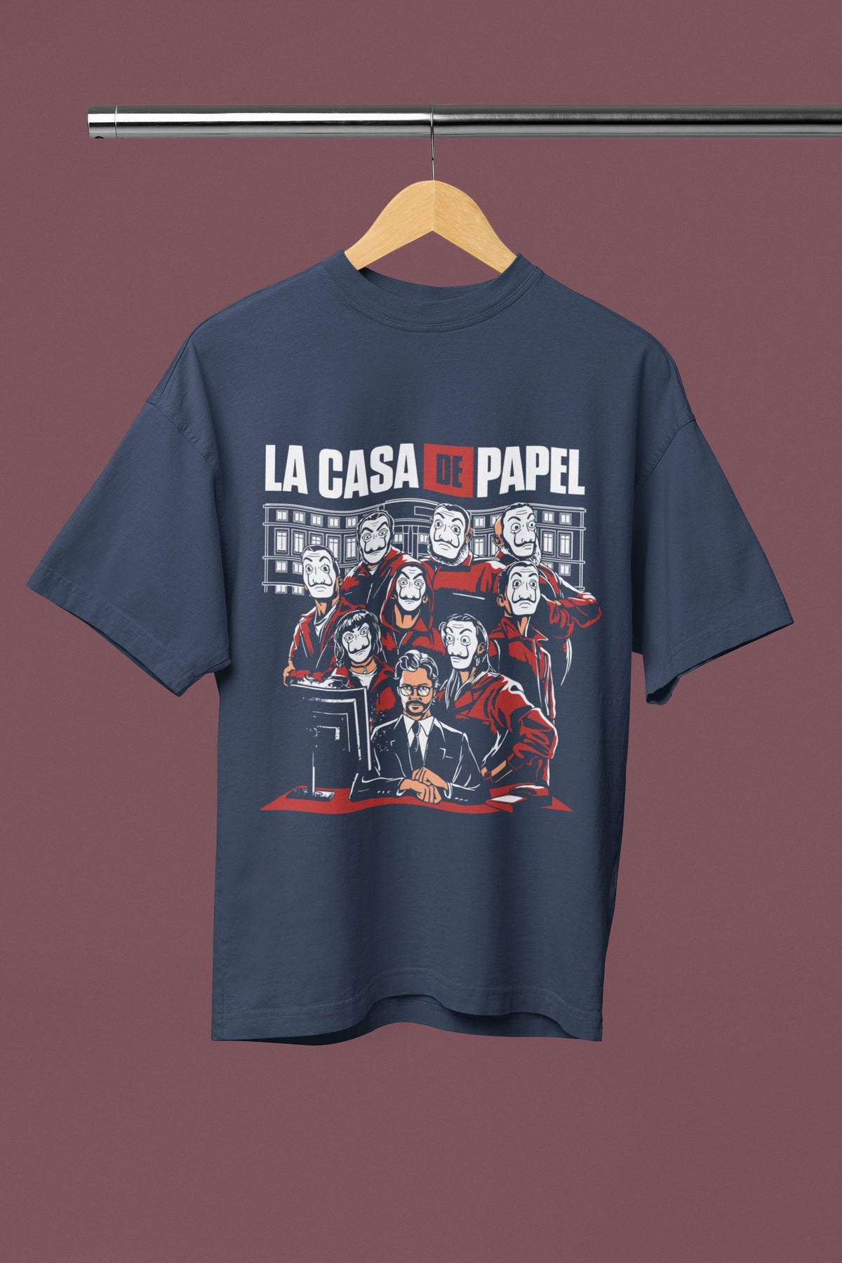 Money Heist Graphic T-Shirt - Teesfabric | La Casa de Papel Fan Apparel