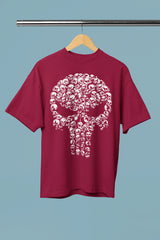 Skull Design T-Shirt – Edgy Regular Tee by TeesFabric