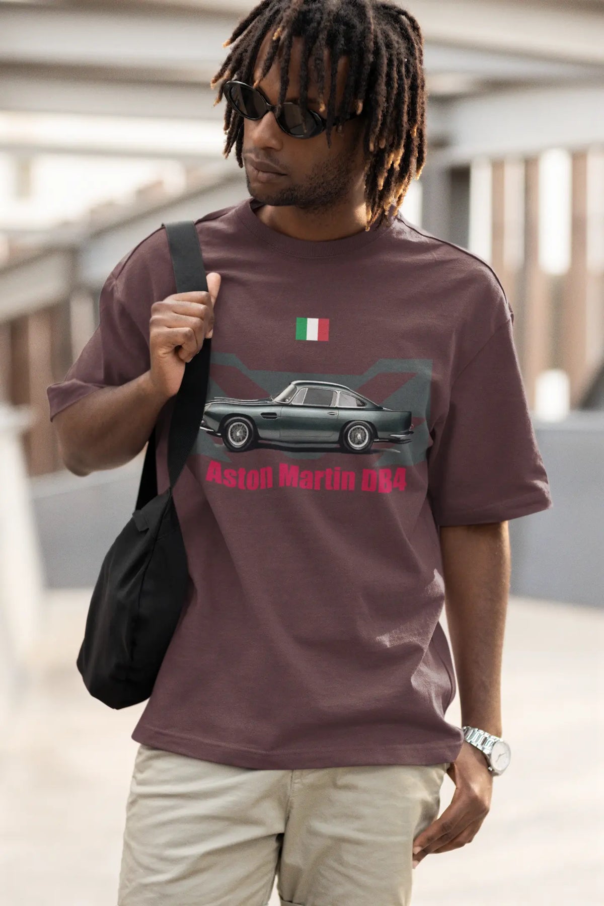 Aston Martin DB4 Classic Car T-Shirt – Vintage British Sports Car Graphic Tee