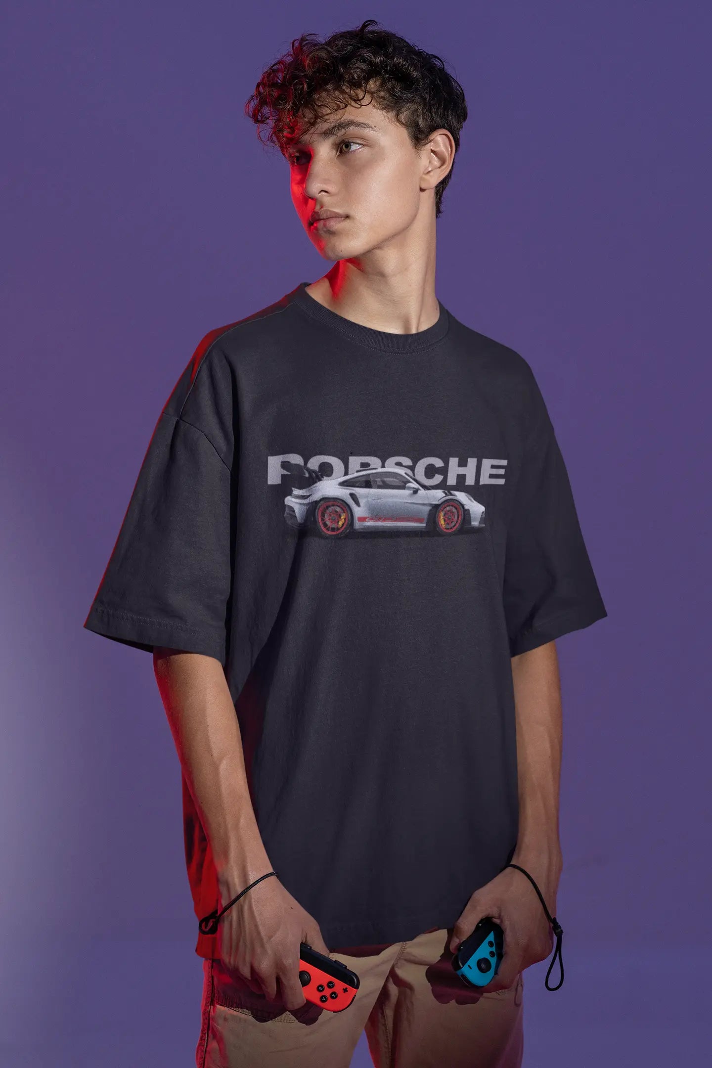 Porsche 911 GT3 RS T-Shirt – Vintage Car Blueprint Graphic Tee for Car Enthusiasts